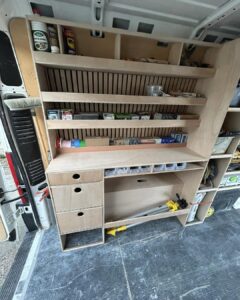 aménagement utilitaire sur mesure rangement camion artisan